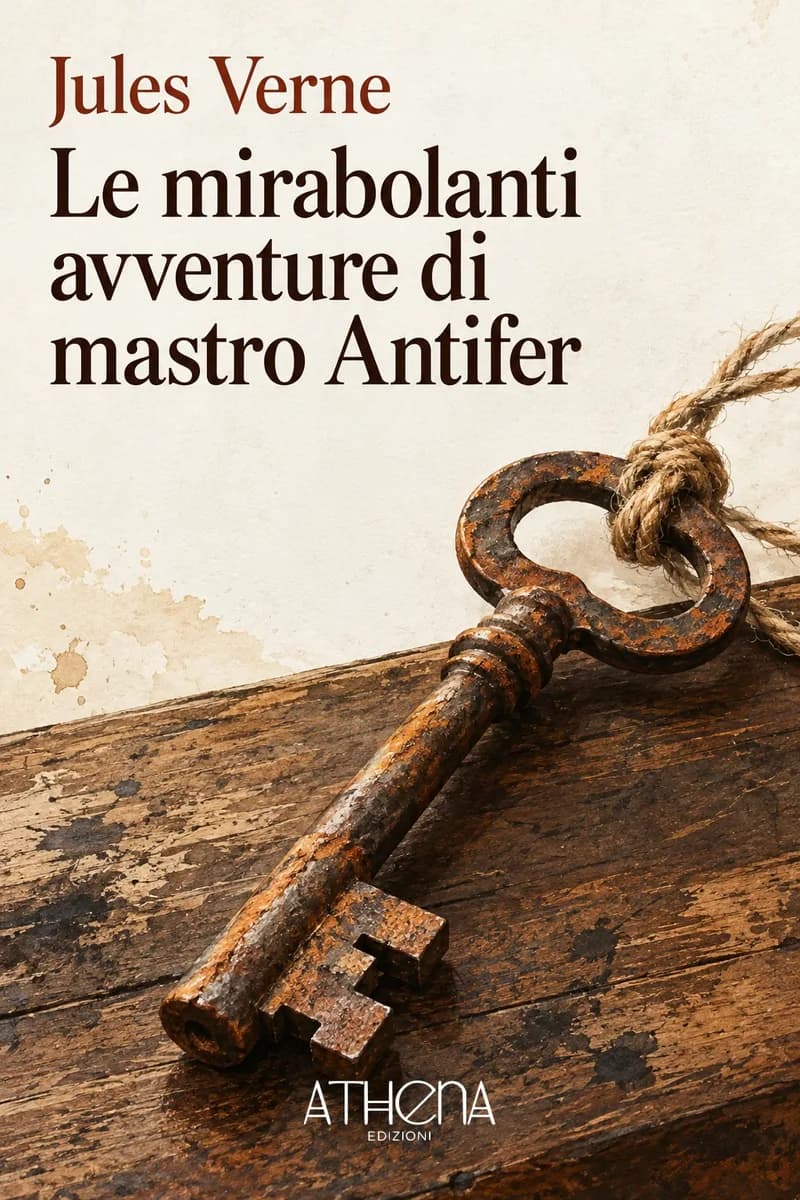 Le mirabolanti avventure di mastro Antifer di Jules Verne – copertina Edizioni Athena
