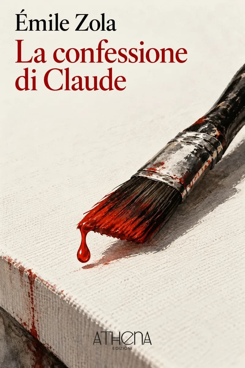 La confessione di Claude di Émile Zola – copertina Edizioni Athena