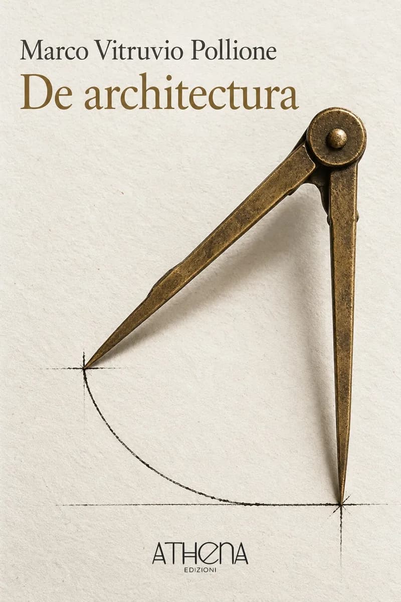 De architectura di Marco Vitruvio Pollione – copertina Edizioni Athena
