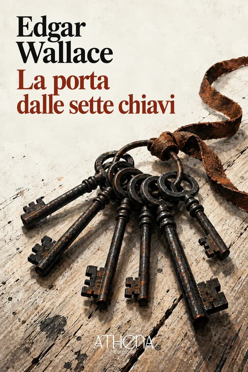 La porta dalle sette chiavi di Edgar Wallace – copertina Edizioni Athena