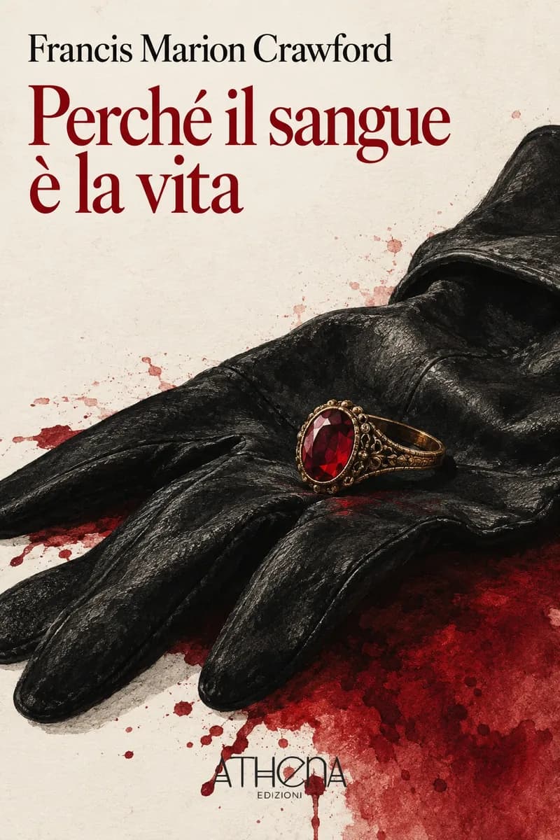 Perché il sangue è la vita di Francis Marion Crawford – copertina Edizioni Athena