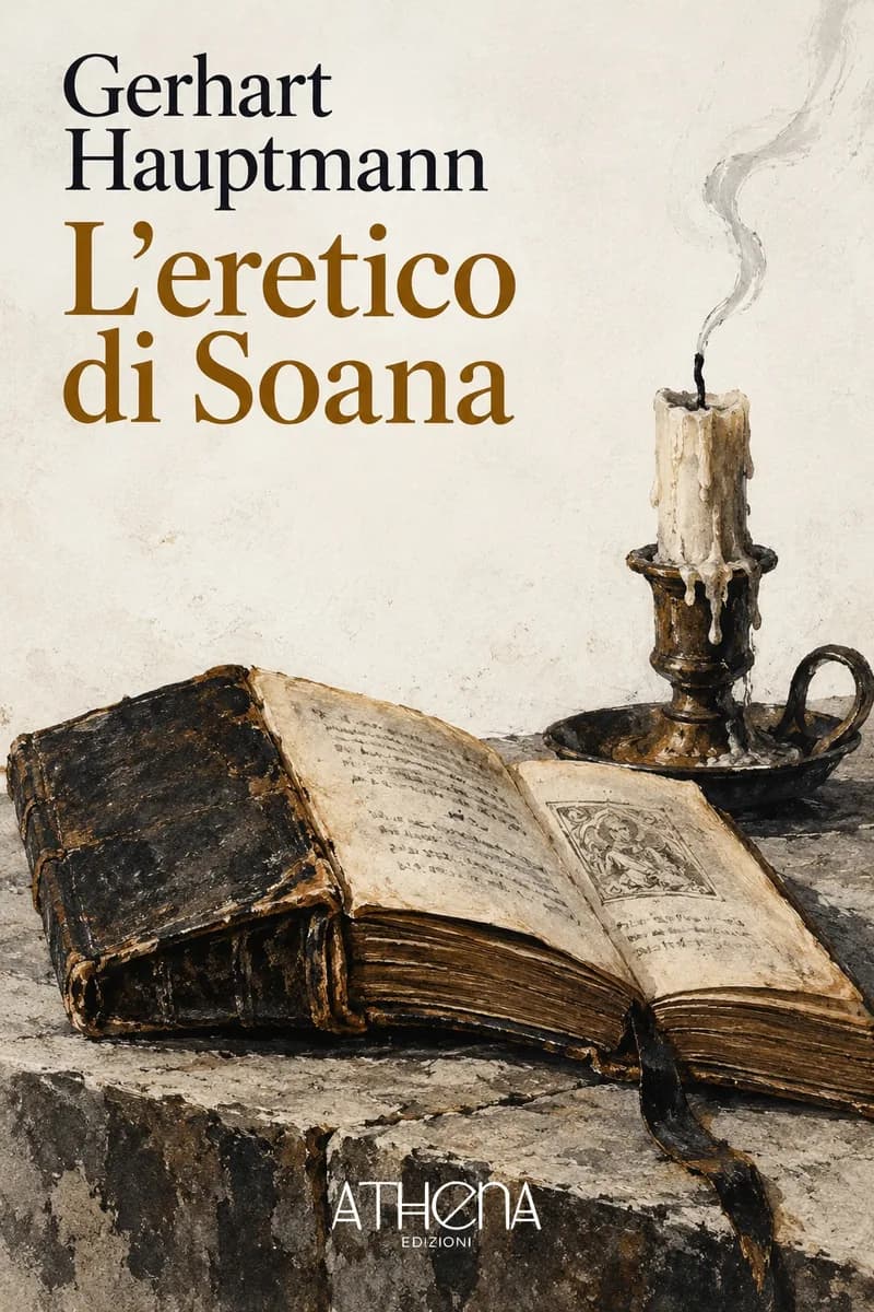 L'eretico di Soana di Gerhart Hauptmann – copertina Edizioni Athena