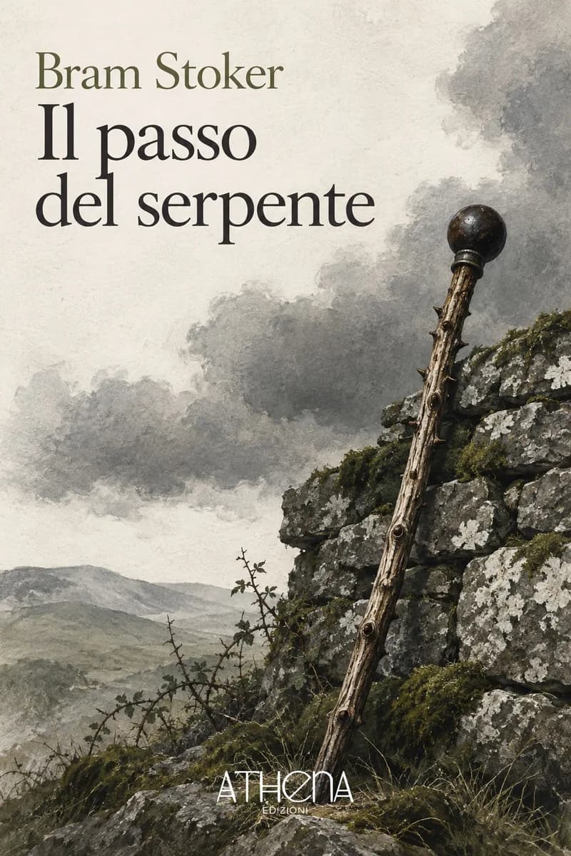 Il passo del serpente di Bram Stoker – copertina Edizioni Athena