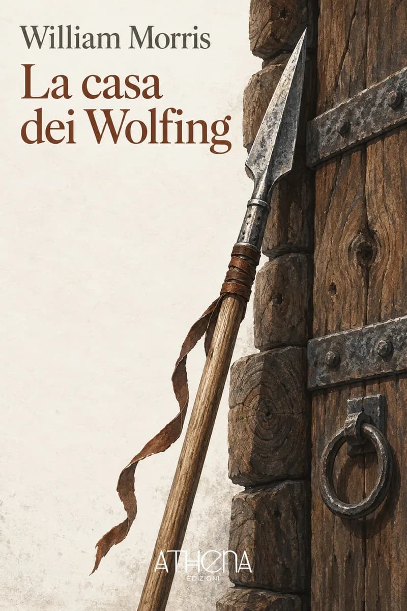 La casa dei Wolfing di William Morris – copertina Edizioni Athena