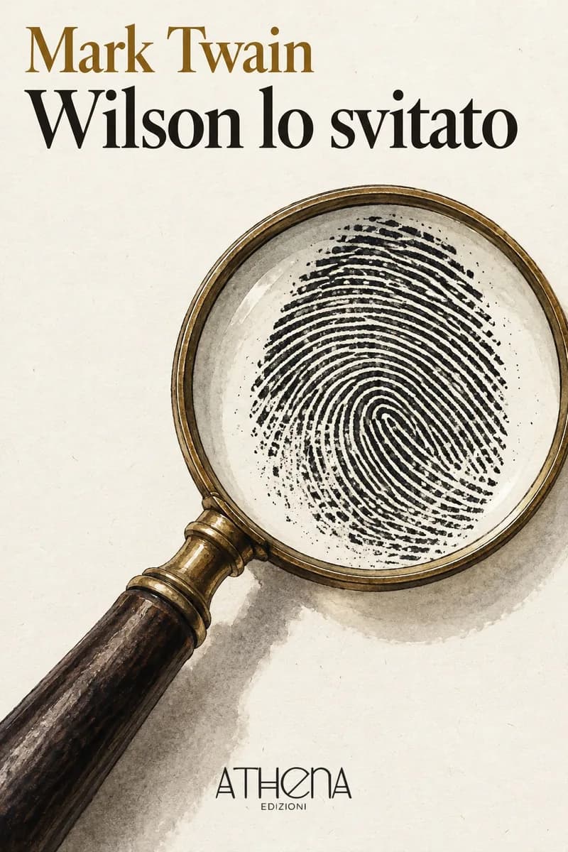 Wilson lo svitato di Mark Twain – copertina Edizioni Athena