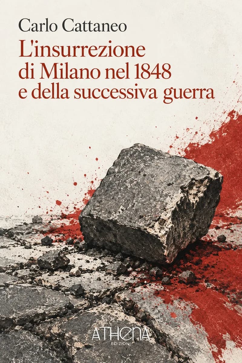 L'insurrezione di Milano nel 1848 e della successiva guerra di Carlo Cattaneo – copertina Edizioni Athena