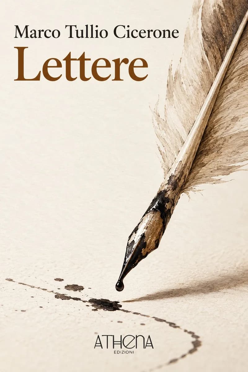 Lettere di Marco Tullio Cicerone – copertina Edizioni Athena