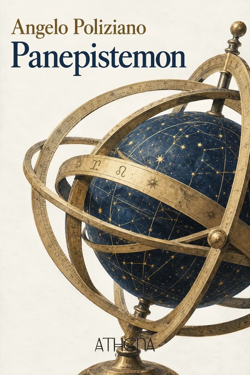 Panepistemon di Angelo Poliziano – copertina Edizioni Athena