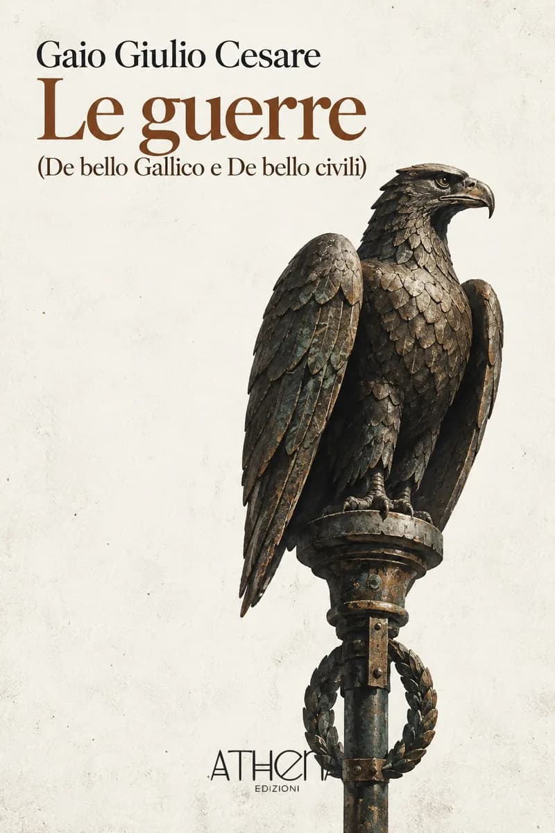 Le guerre (De bello Gallico e De bello civili) di Gaio Giulio Cesare – copertina Edizioni Athena