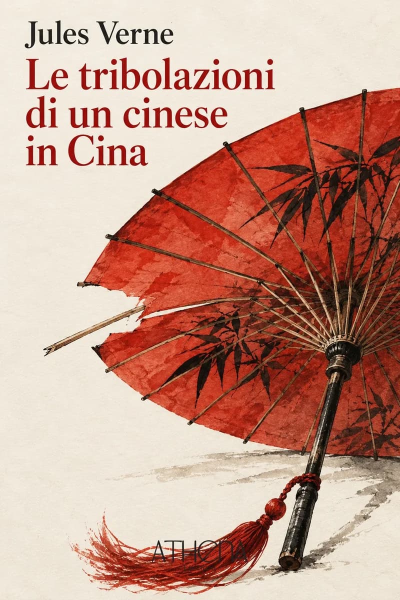 Le tribolazioni di un cinese in Cina di Jules Verne – copertina Edizioni Athena