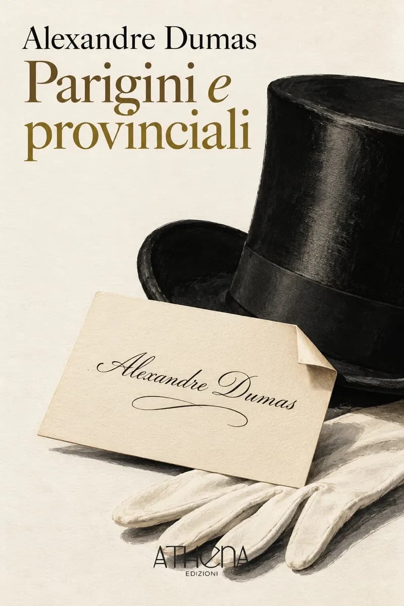 Parigini e provinciali di Alexandre Dumas – copertina Edizioni Athena