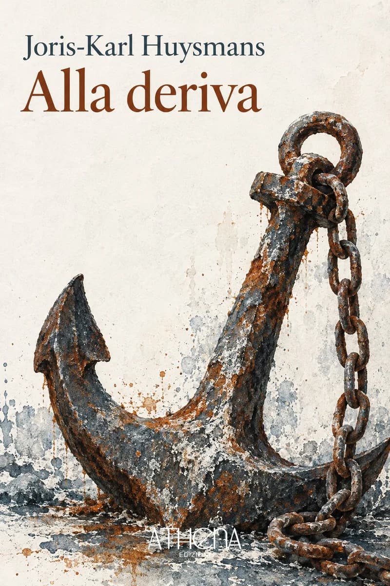 Alla deriva di Joris-Karl Huysmans – copertina Edizioni Athena