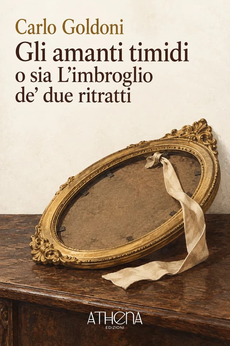 Gli amanti timidi o sia L'imbroglio de' due ritratti di Carlo Goldoni – copertina Edizioni Athena