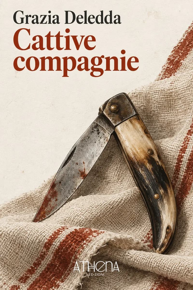Cattive compagnie di Grazia Deledda – copertina Edizioni Athena