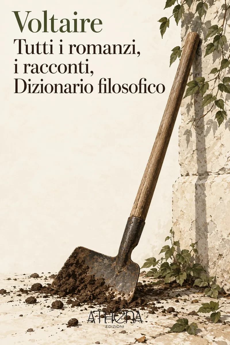 Tutti i romanzi, i racconti, Dizionario filosofico di Voltaire – copertina Edizioni Athena