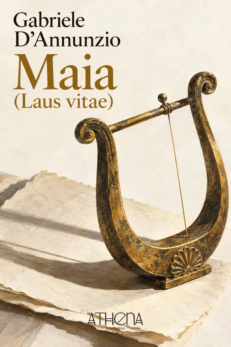 Maia (Laus vitae) di Gabriele D'Annunzio – copertina Edizioni Athena