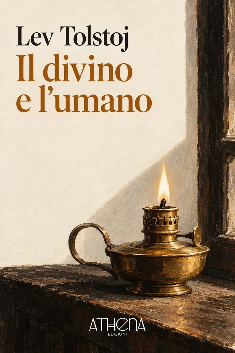 Il divino e l'umano di Lev Tolstoj – copertina Edizioni Athena