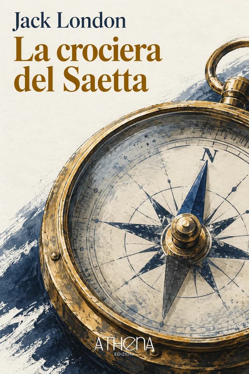 La crociera del Saetta di Jack London – copertina Edizioni Athena