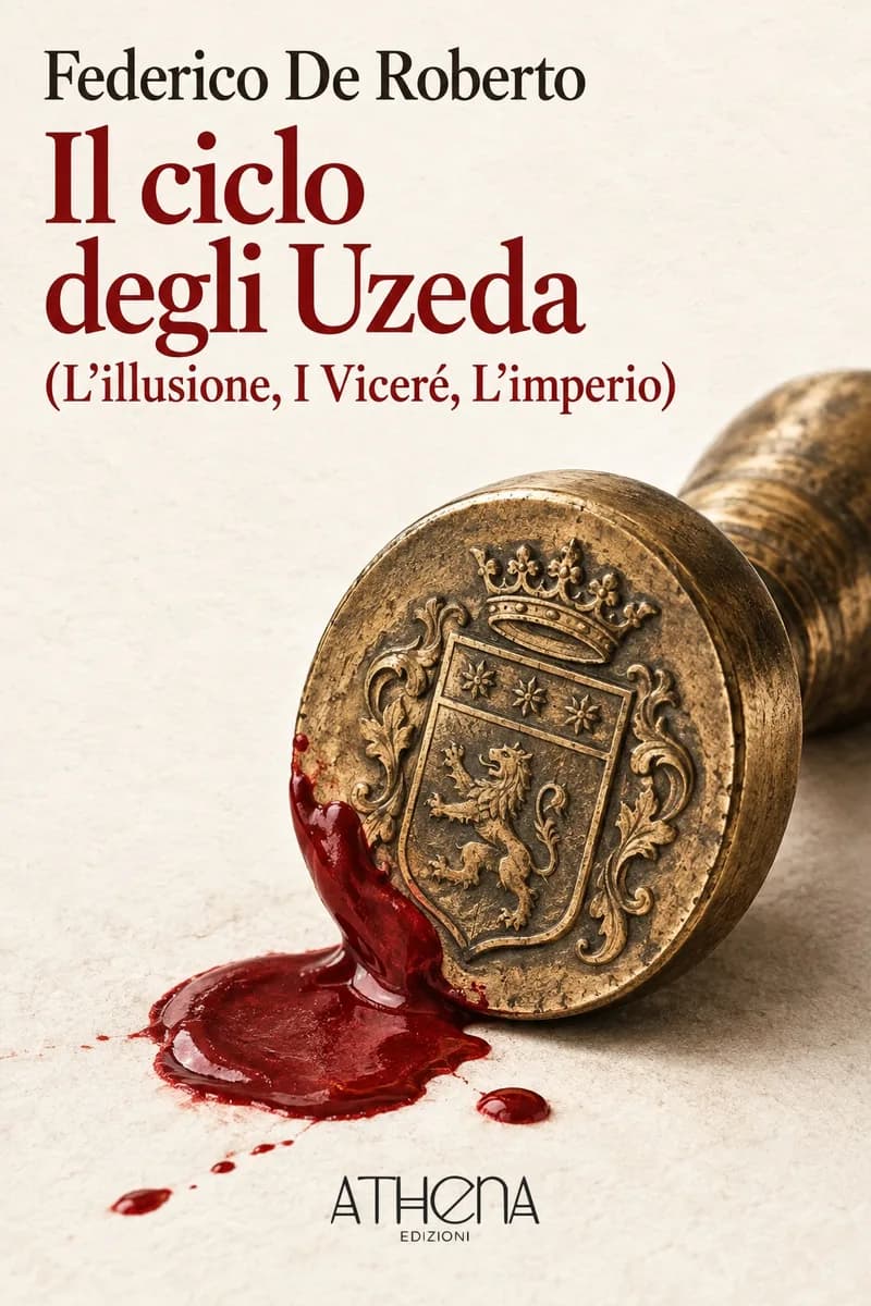 Il ciclo degli Uzeda (L'illusione, I Viceré, L'imperio) di Federico De Roberto – copertina Edizioni Athena