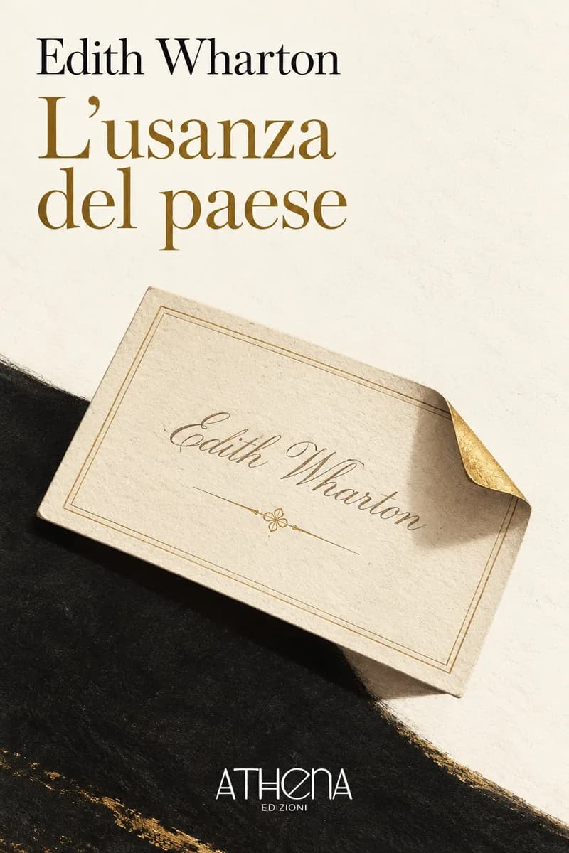 L'usanza del paese di Edith Wharton – copertina Edizioni Athena