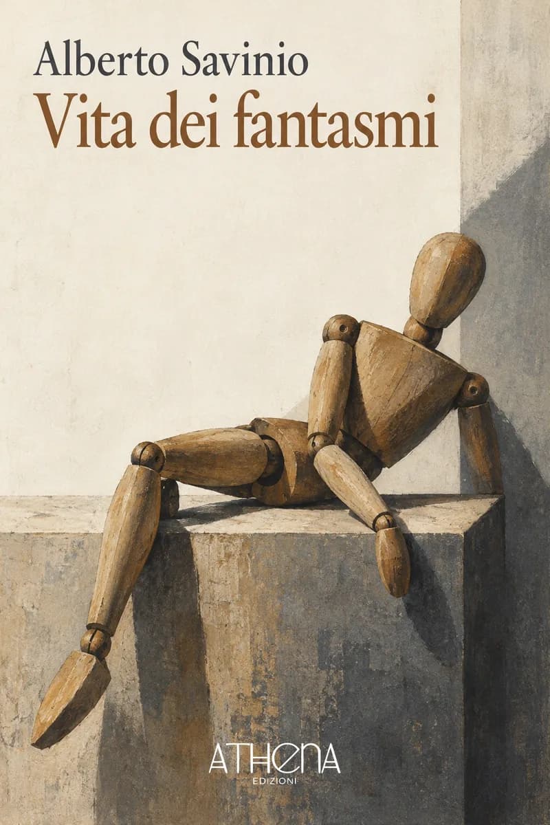 Vita dei fantasmi di Alberto Savinio – copertina Edizioni Athena