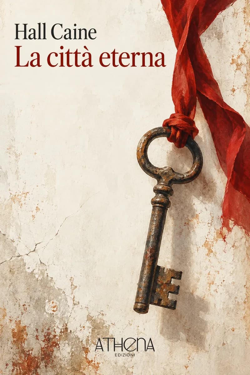 La città eterna di Hall Caine – copertina Edizioni Athena