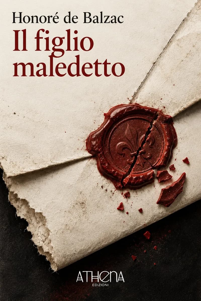 Il figlio maledetto di Honoré de Balzac – copertina Edizioni Athena