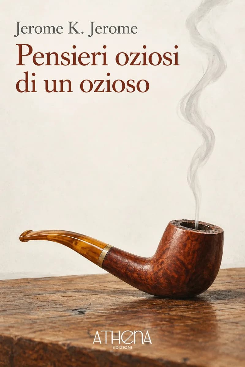 Pensieri oziosi di un ozioso di Jerome K. Jerome – copertina Edizioni Athena