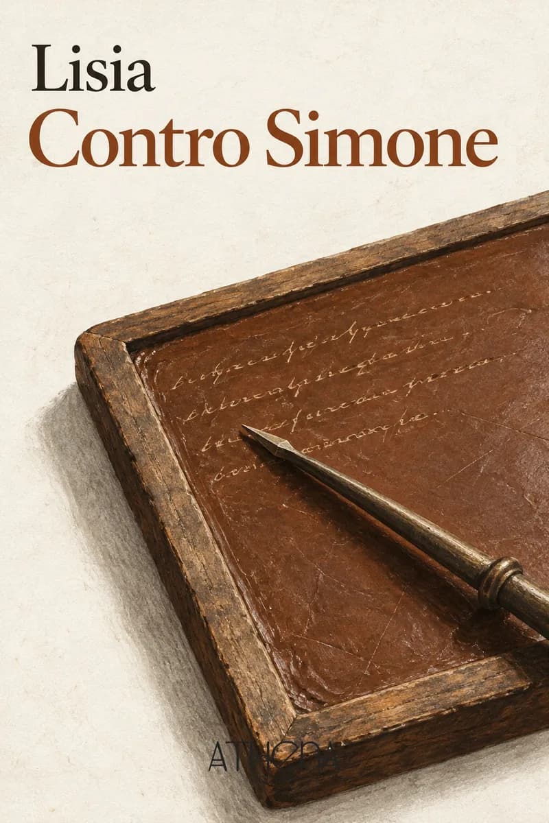 Contro Simone di Lisia – copertina Edizioni Athena