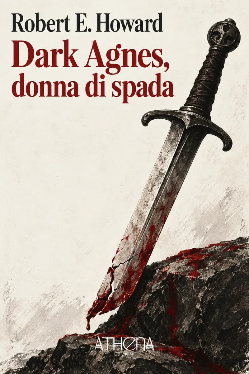 Dark Agnes, donna di spada di Robert E. Howard – copertina Edizioni Athena