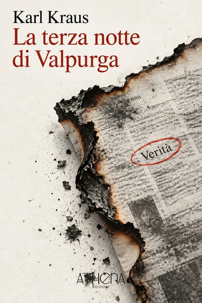 La terza notte di Valpurga di Karl Kraus – copertina Edizioni Athena