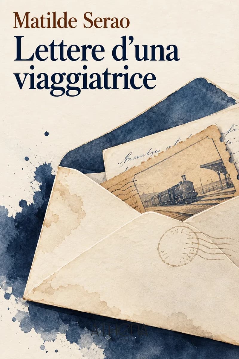 Lettere d'una viaggiatrice di Matilde Serao – copertina Edizioni Athena