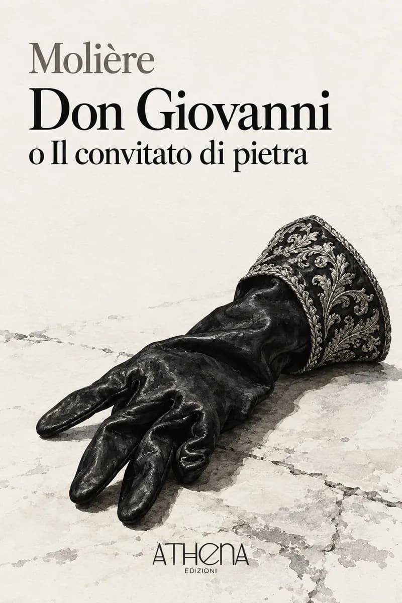 Don Giovanni o Il convitato di pietra di Molière – copertina Edizioni Athena