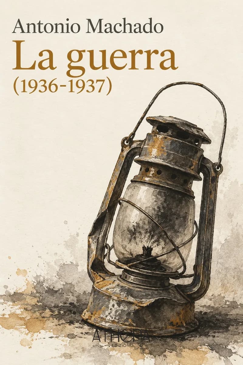 La guerra (1936-1937) di Antonio Machado – copertina Edizioni Athena