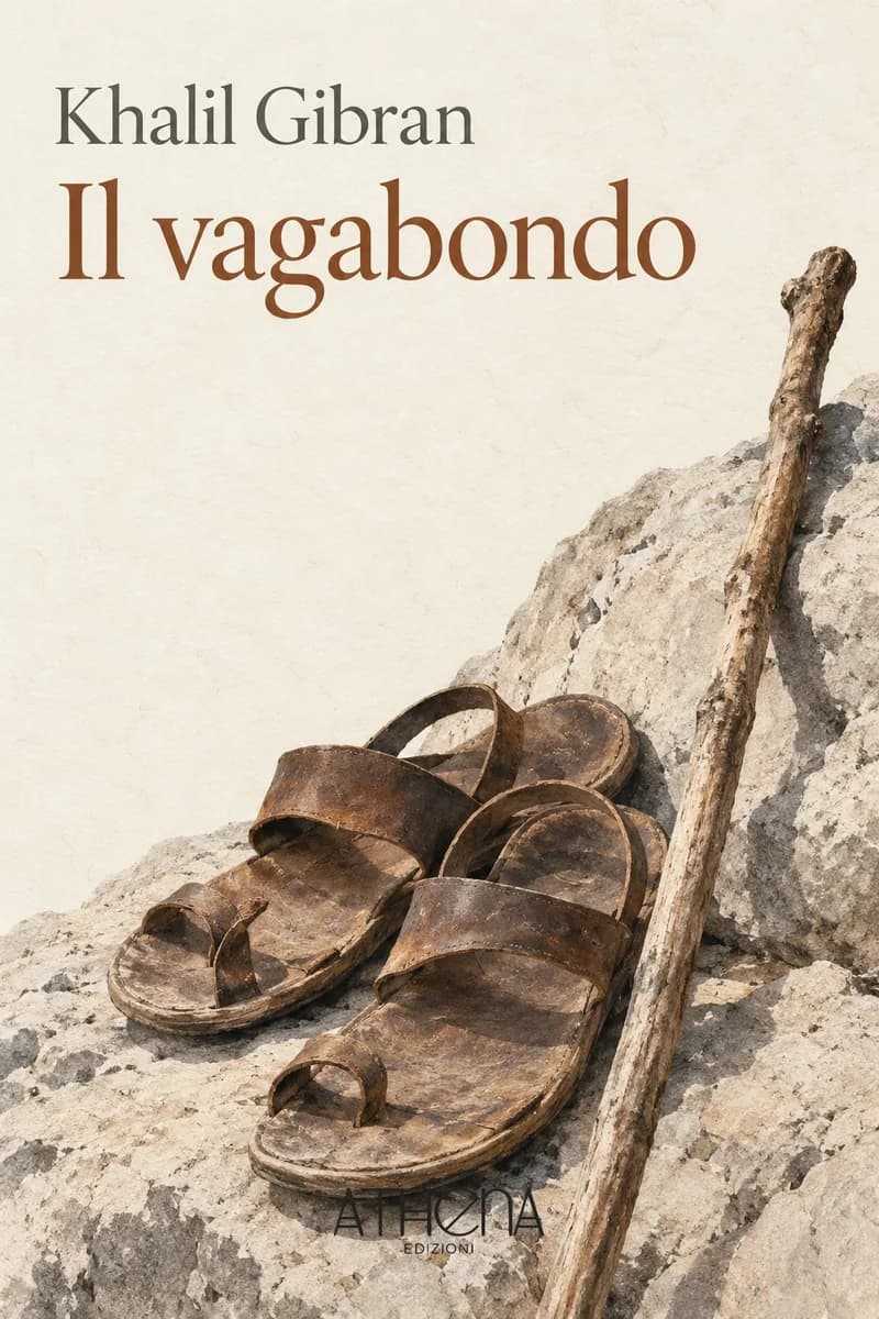 Il vagabondo di Khalil Gibran – copertina Edizioni Athena