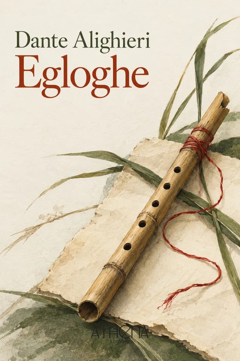 Egloghe di Dante Alighieri – copertina Edizioni Athena
