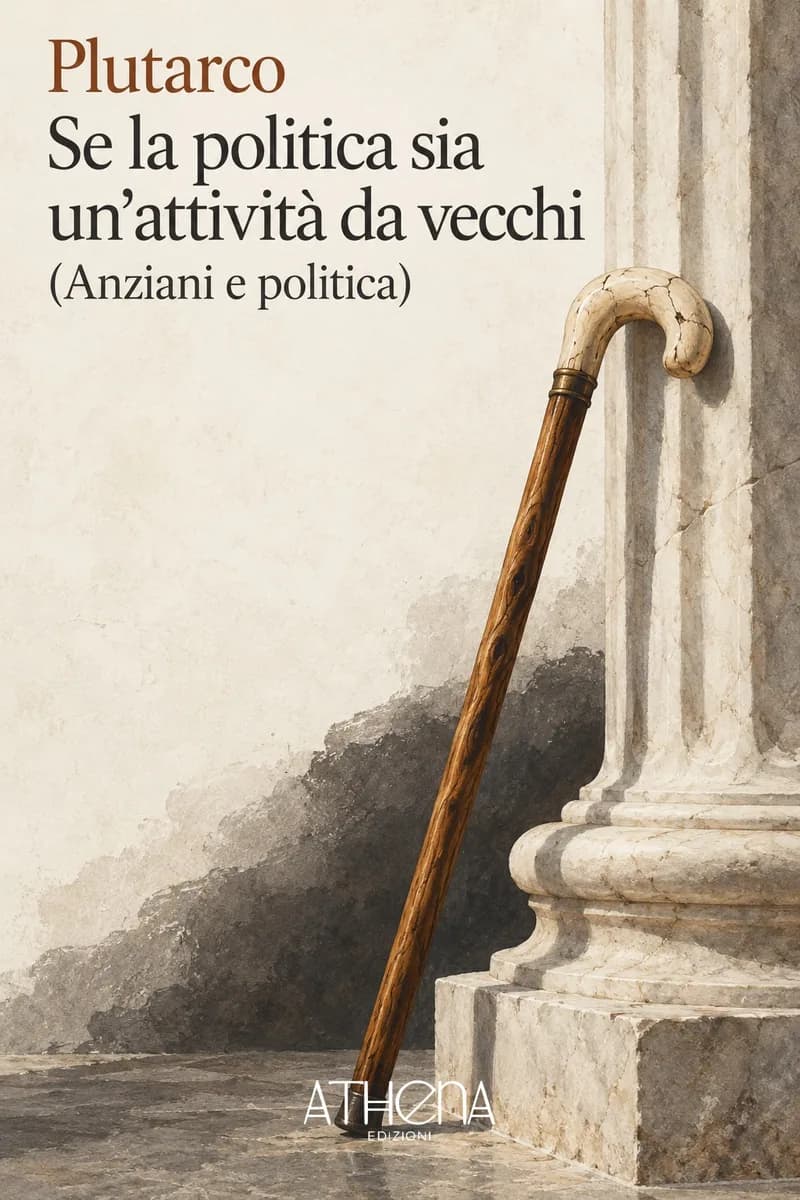 Se la politica sia un'attività da vecchi (Anziani e politica) di Plutarco – copertina Edizioni Athena