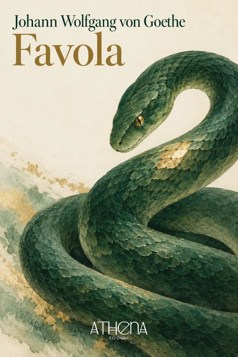 Favola di Johann Wolfgang von Goethe – copertina Edizioni Athena