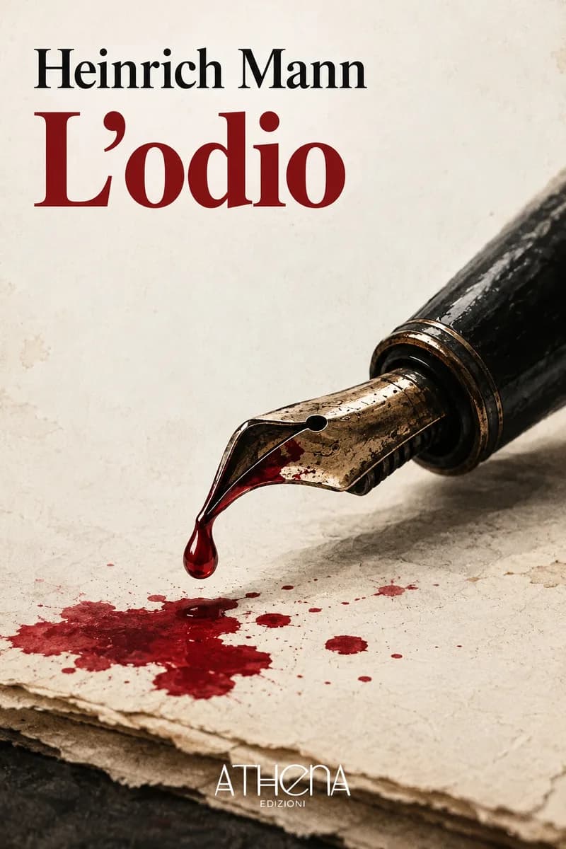 L'odio di Heinrich Mann – copertina Edizioni Athena