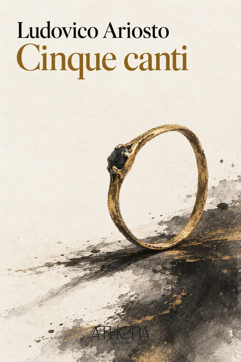 Cinque canti di Ludovico Ariosto – copertina Edizioni Athena