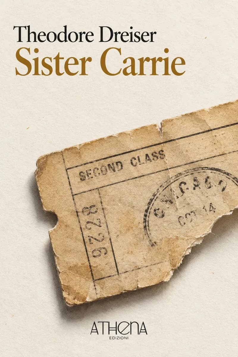 Sister Carrie di Theodore Dreiser – copertina Edizioni Athena