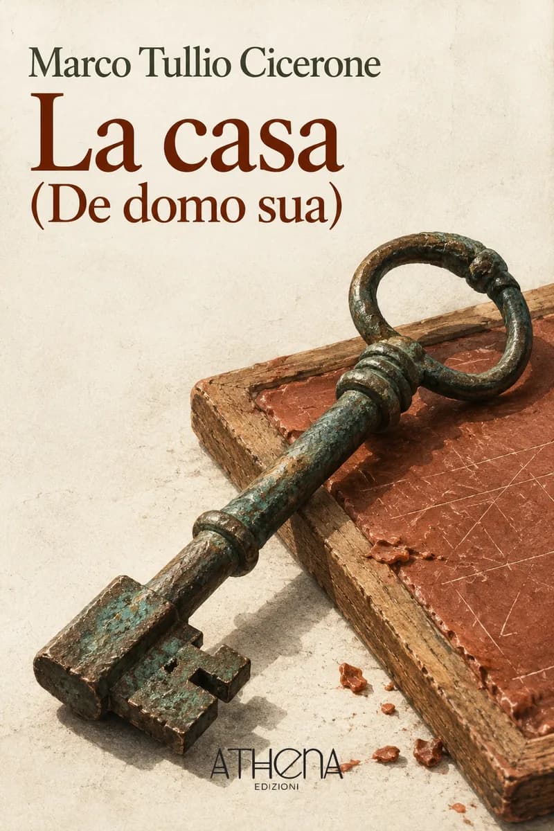 La casa (De domo sua) di Marco Tullio Cicerone – copertina Edizioni Athena