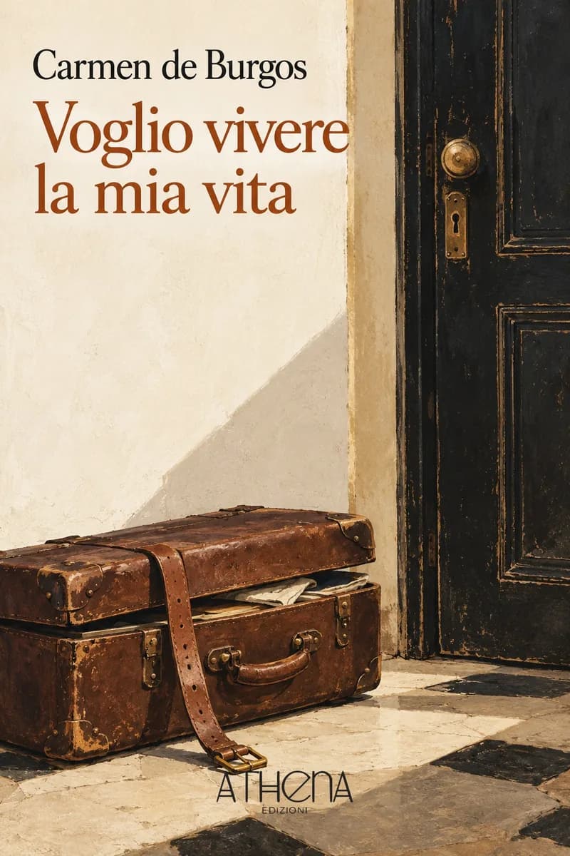 Voglio vivere la mia vita di Carmen de Burgos – copertina Edizioni Athena