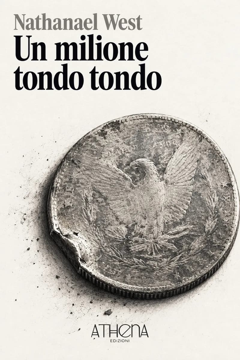 Un milione tondo tondo di Nathanael West – copertina Edizioni Athena