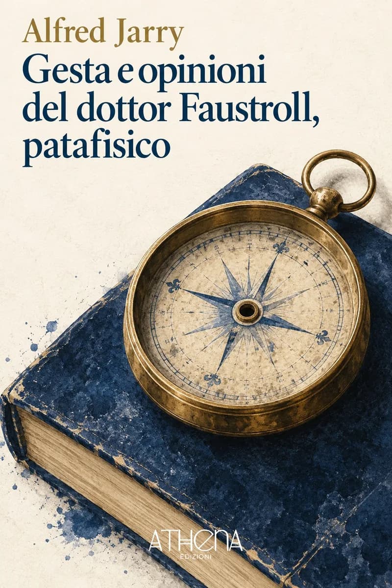 Gesta e opinioni del dottor Faustroll, patafisico di Alfred Jarry – copertina Edizioni Athena