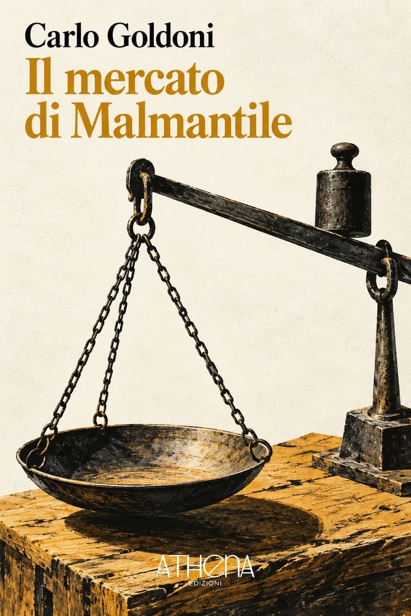 Il mercato di Malmantile di Carlo Goldoni – copertina Edizioni Athena