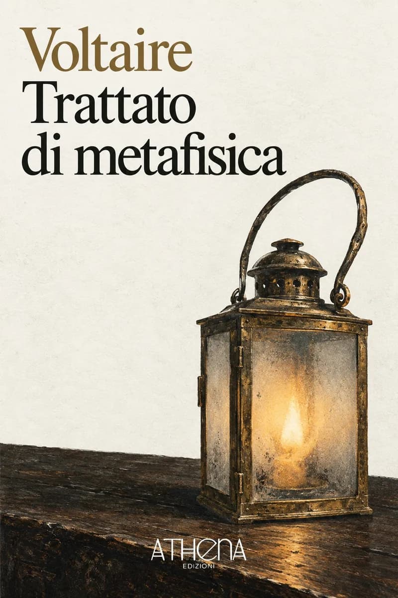 Trattato di metafisica di Voltaire – copertina Edizioni Athena