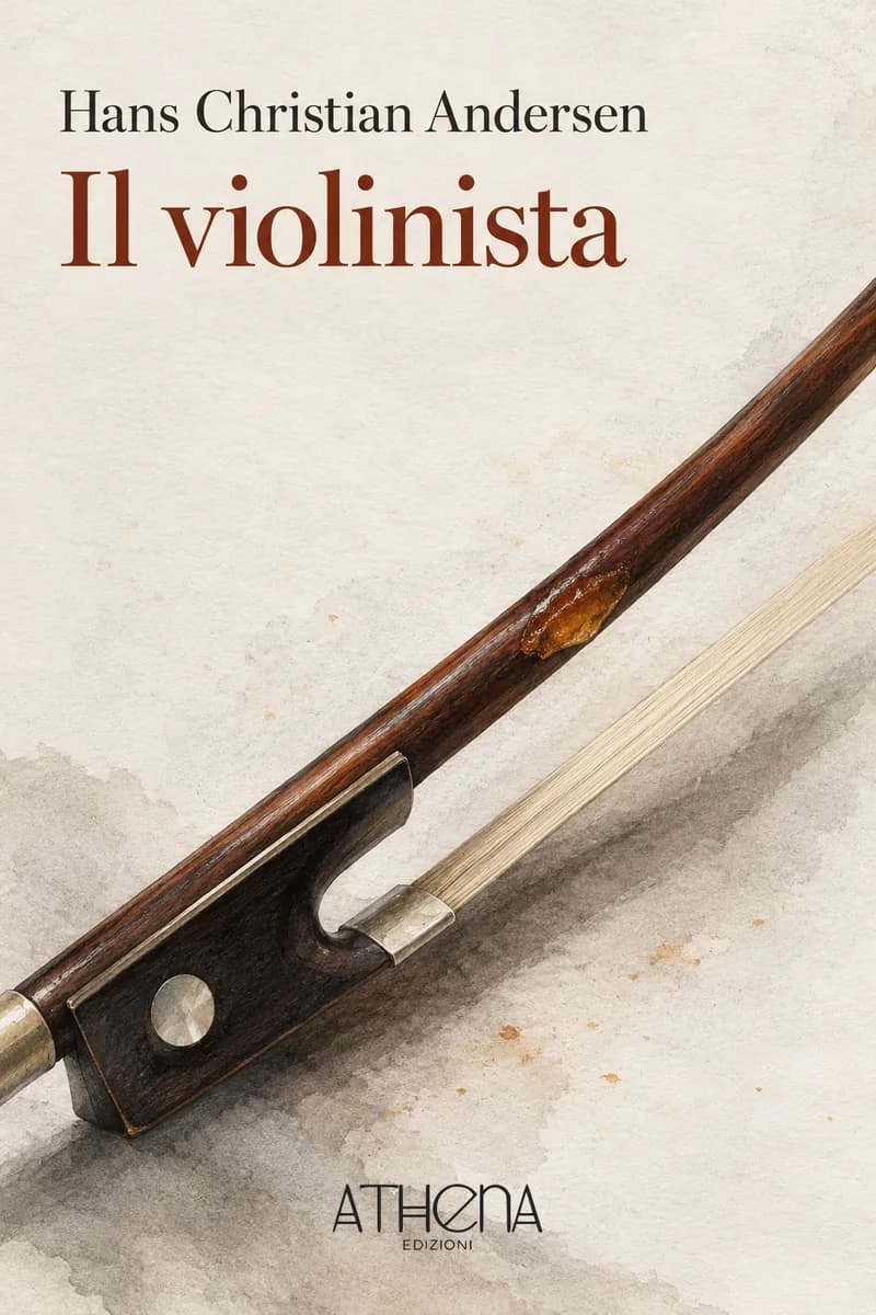 Il violinista di Hans Christian Andersen – copertina Edizioni Athena