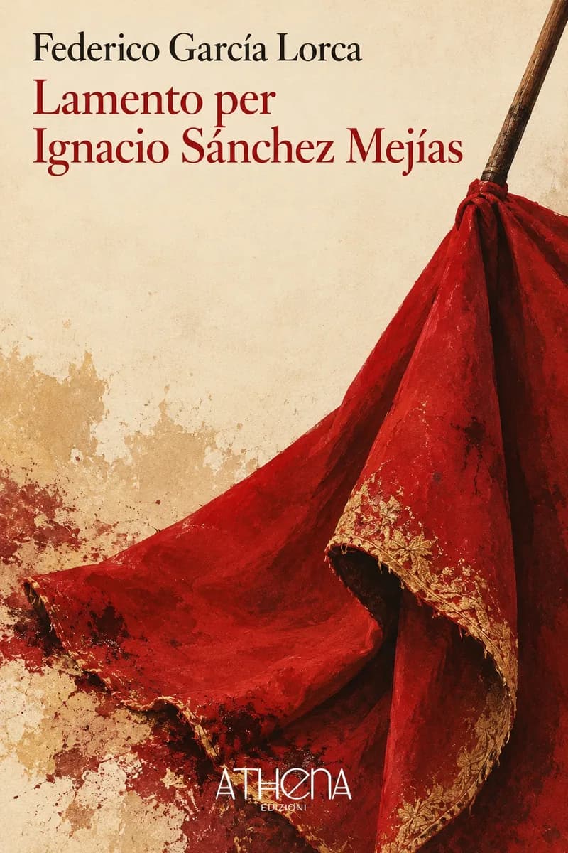 Lamento per Ignacio Sánchez Mejías di Federico García Lorca – copertina Edizioni Athena