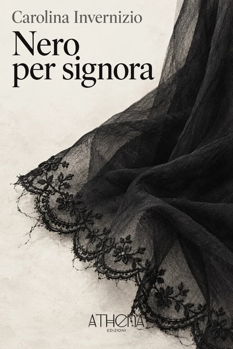 Nero per signora di Carolina Invernizio – copertina Edizioni Athena